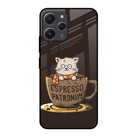 Tea With Kitty Redmi 12 Glass Back Cover Online