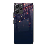 Falling Stars Redmi 12 Glass Back Cover Online