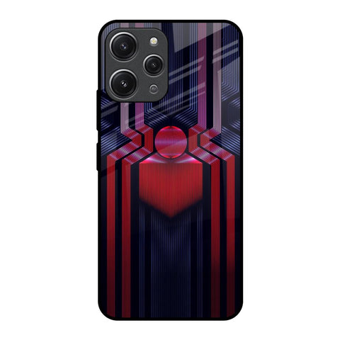 Super Art Logo Redmi 12 Glass Back Cover Online