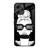 Girl Boss Redmi 12 Glass Back Cover Online