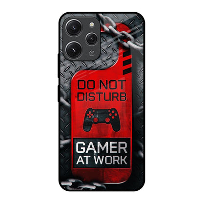 Do No Disturb Redmi 12 Glass Back Cover Online