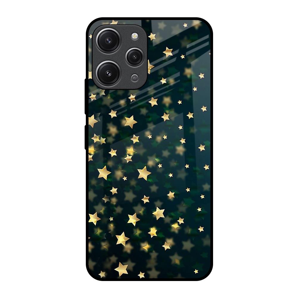 Dazzling Stars Redmi 12 Glass Back Cover Online