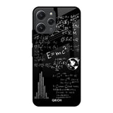 Funny Math Redmi 12 Glass Back Cover Online