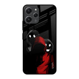 Shadow Character Redmi 12 Glass Back Cover Online