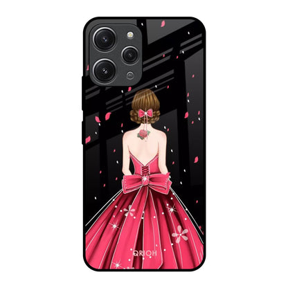 Fashion Princess Redmi 12 Glass Back Cover Online