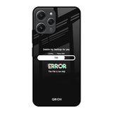 Error Redmi 12 Glass Back Cover Online