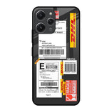 Cool Barcode Label Redmi 12 Glass Back Cover Online