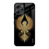 Mythical Phoenix Art Redmi 12 Glass Back Cover Online