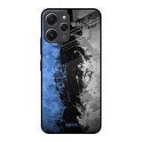 Dark Grunge Redmi 12 Glass Back Cover Online