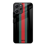 Vertical Stripes Redmi 12 Glass Back Cover Online