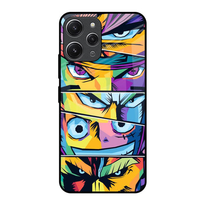 Anime Legends Redmi 12 Glass Back Cover Online