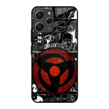 Sharingan Redmi 12 Glass Back Cover Online