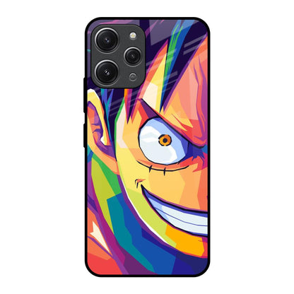 Monkey Wpap Pop Art Redmi 12 Glass Back Cover Online