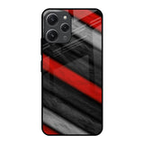 Soft Wooden Texture Redmi 12 Glass Back Cover Online