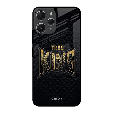 True King Redmi 12 Glass Back Cover Online