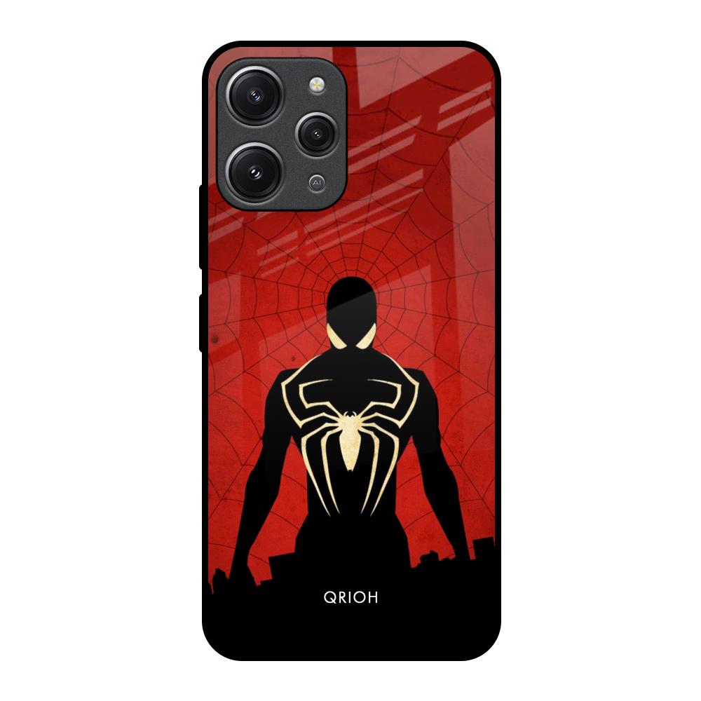 Mighty Superhero Redmi 12 Glass Back Cover Online