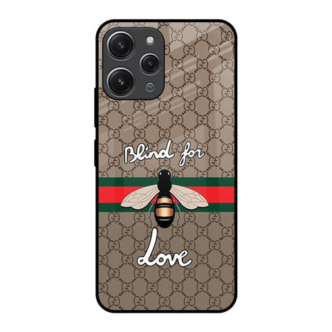 Blind For Love Redmi 12 Glass Back Cover Online