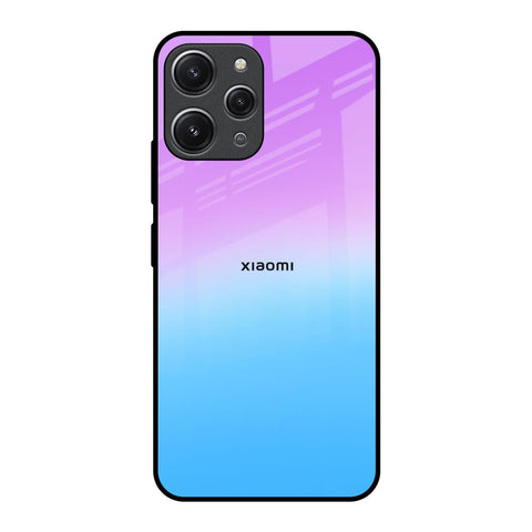 Unicorn Pattern Redmi 12 Glass Back Cover Online