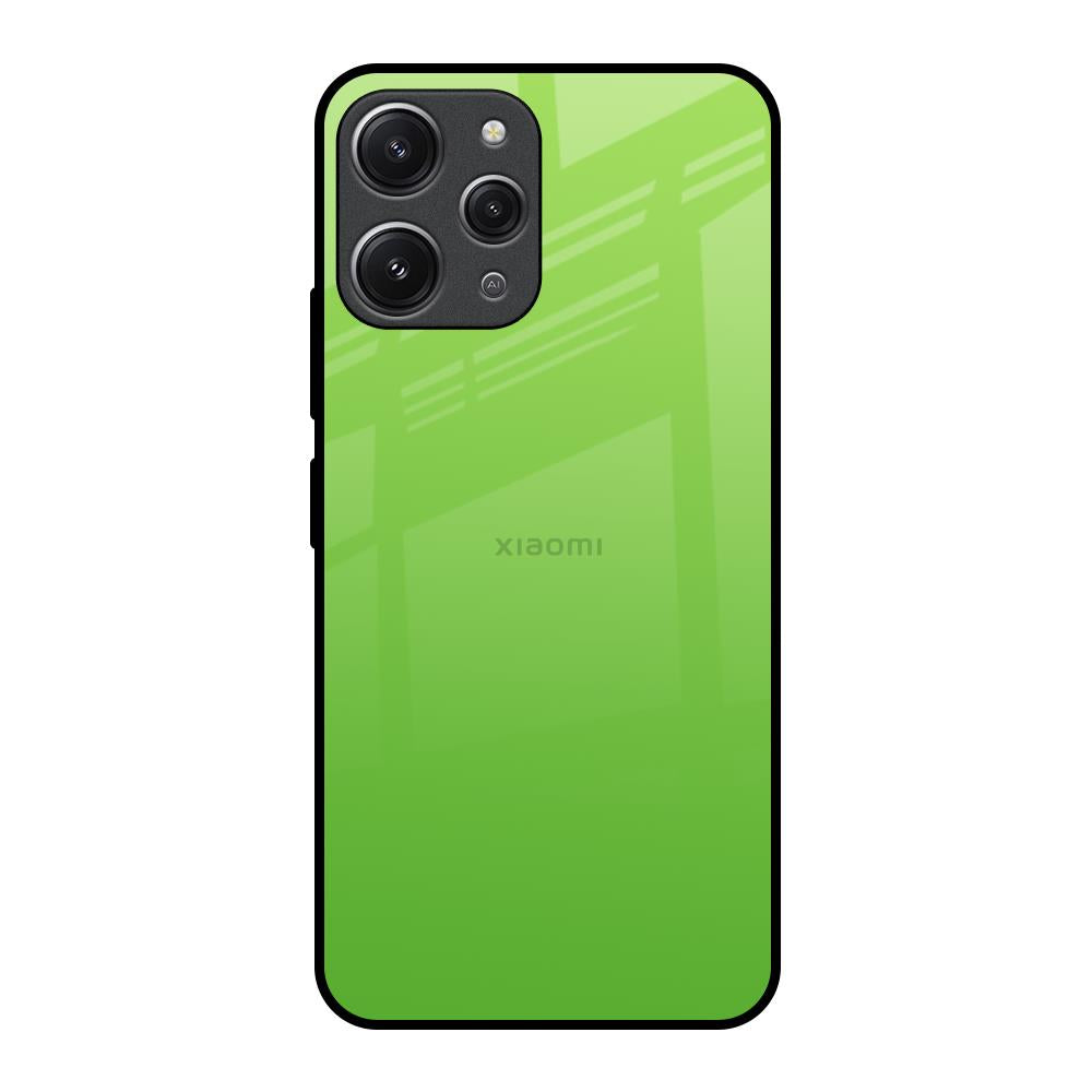 Paradise Green Redmi 12 Glass Back Cover Online