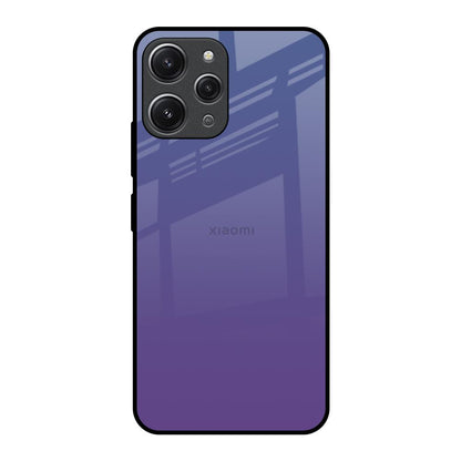 Indigo Pastel Redmi 12 Glass Back Cover Online