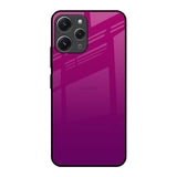 Magenta Gradient Redmi 12 Glass Back Cover Online