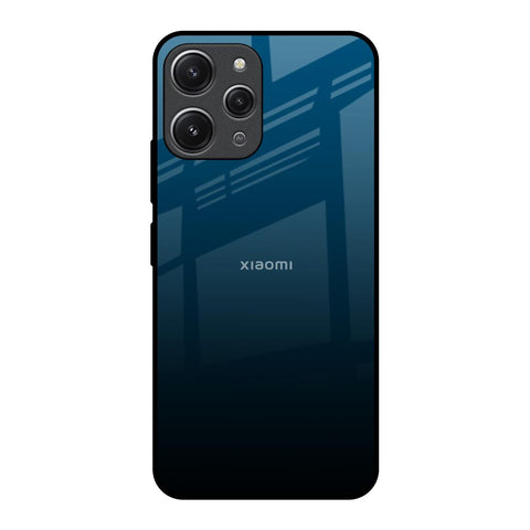 Sailor Blue Redmi 12 Glass Back Cover Online