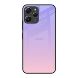 Lavender Gradient Redmi 12 Glass Back Cover Online