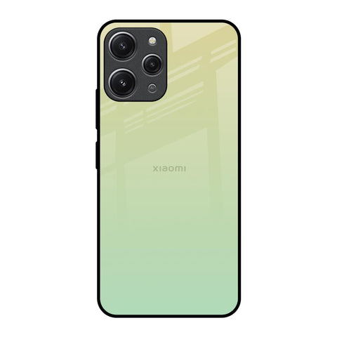 Mint Green Gradient Redmi 12 Glass Back Cover Online