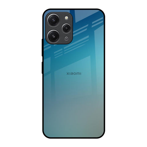 Sea Theme Gradient Redmi 12 Glass Back Cover Online