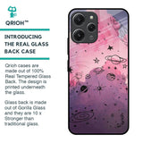 Space Doodles Glass Case for Redmi 12