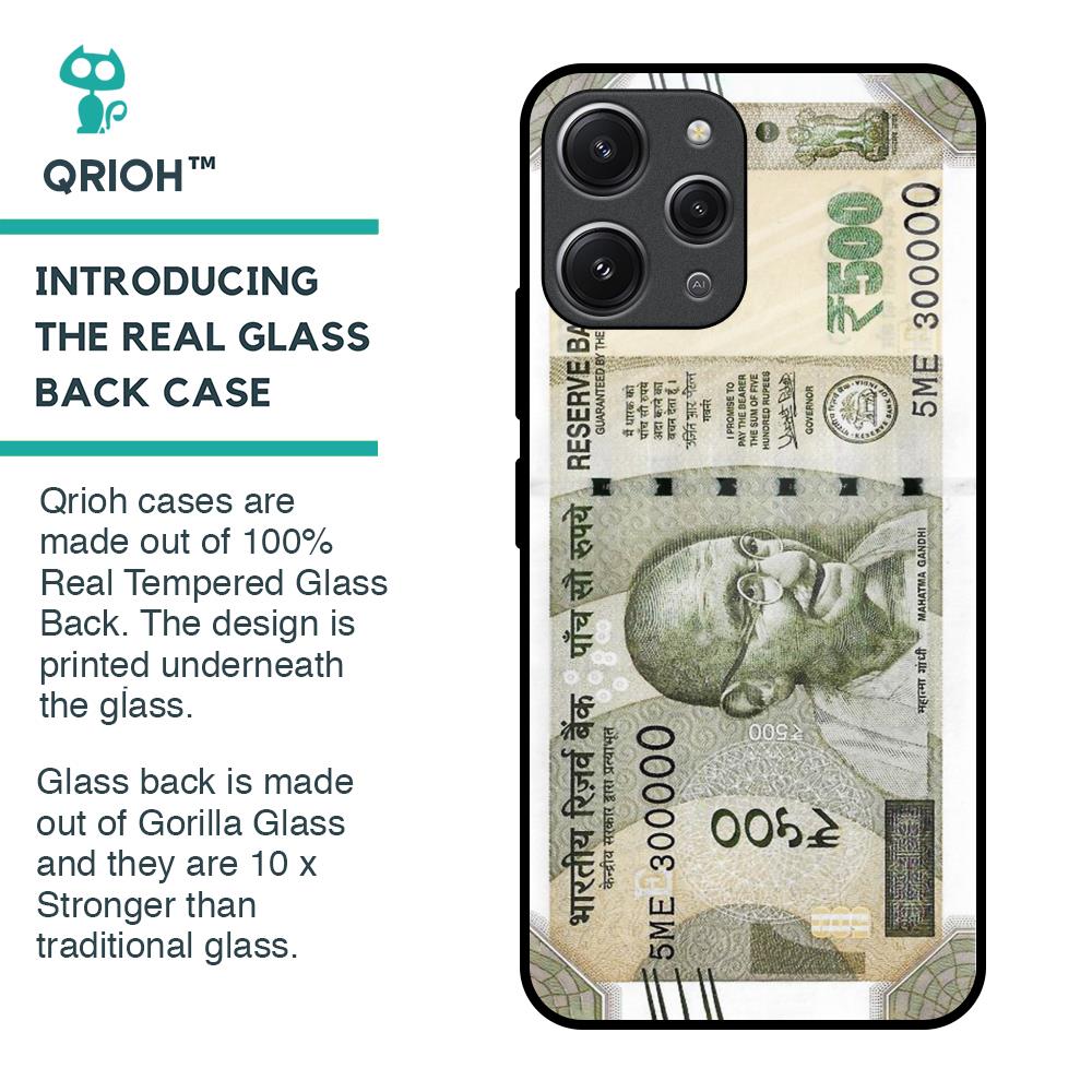 Cash Mantra Glass Case for Redmi 12