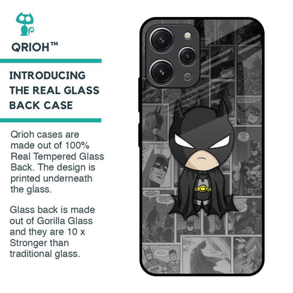 Cartoon Art Glass Case for Redmi 12