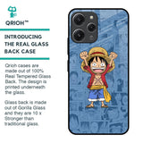 Chubby Anime Glass Case for Redmi 12