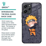 Orange Chubby Glass Case for Redmi 12