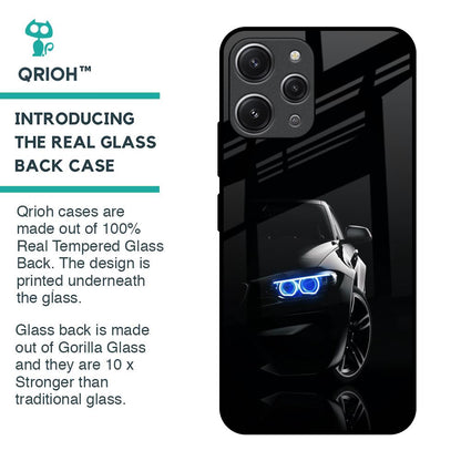 Car In Dark Glass Case for Redmi 12