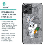 Cute Baby Bunny Glass Case for Redmi 12