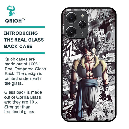 Dragon Anime Art Glass Case for Redmi 12