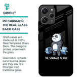 Real Struggle Glass Case for Redmi 12