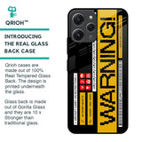 Aircraft Warning Glass Case for Redmi 12