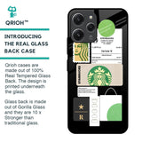 Coffee Latte Glass Case for Redmi 12