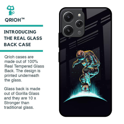 Star Ride Glass Case for Redmi 12