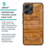 Timberwood Glass Case for Redmi 12