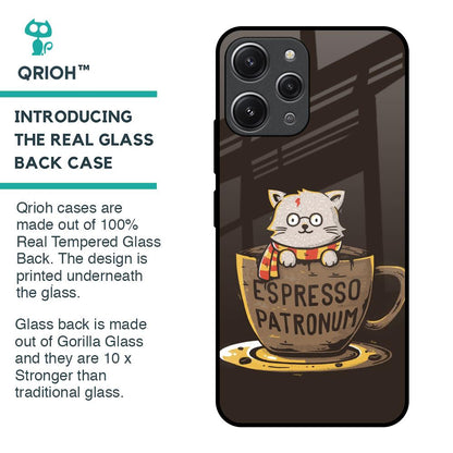 Tea With Kitty Glass Case For Redmi 12