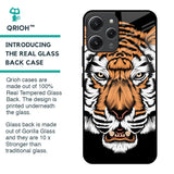 Angry Tiger Glass Case For Redmi 12