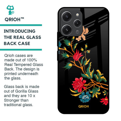 Dazzling Art Glass Case for Redmi 12