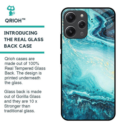 Sea Water Glass Case for Redmi 12