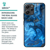 Gold Sprinkle Glass Case for Redmi 12