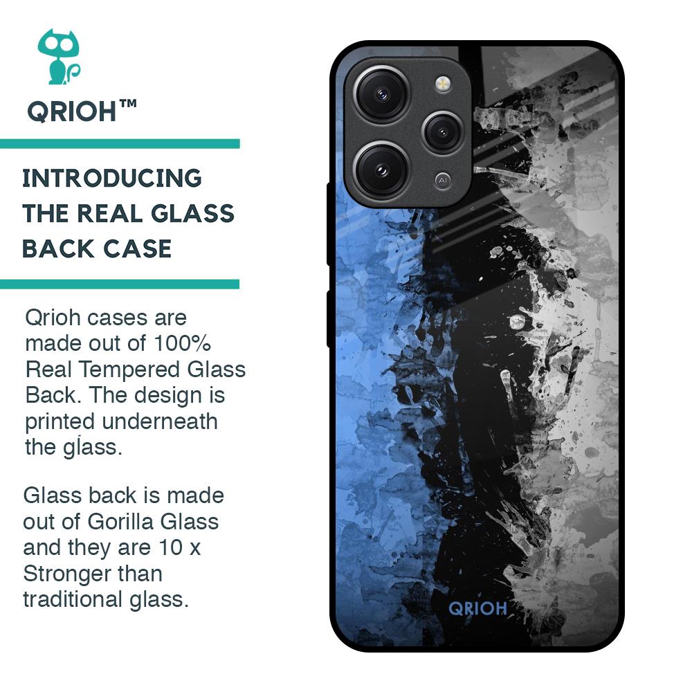 Dark Grunge Glass Case for Redmi 12