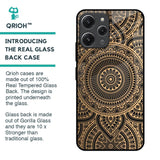 Luxury Mandala Glass Case for Redmi 12