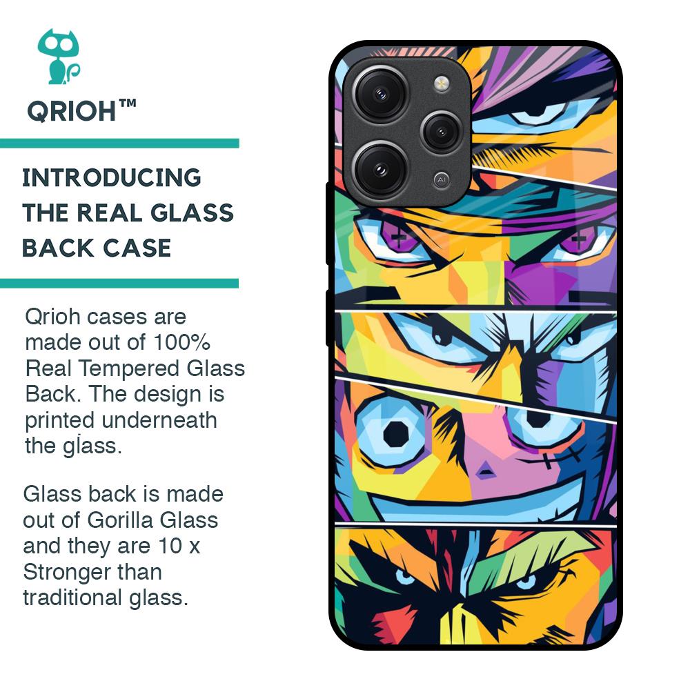 Anime Legends Glass Case for Redmi 12